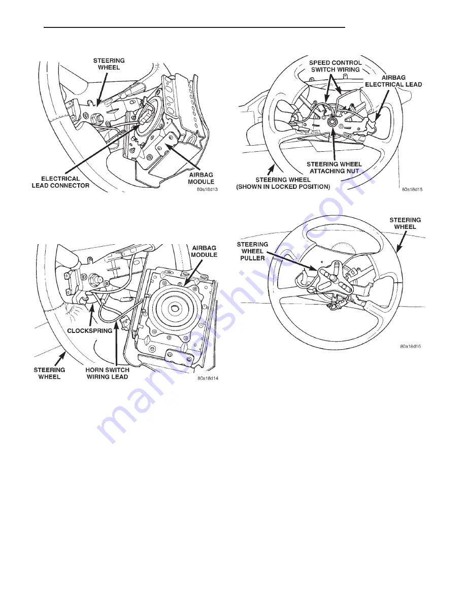 Chrysler 1997 Stratus Convertible LHD Service Manual Download Page 963