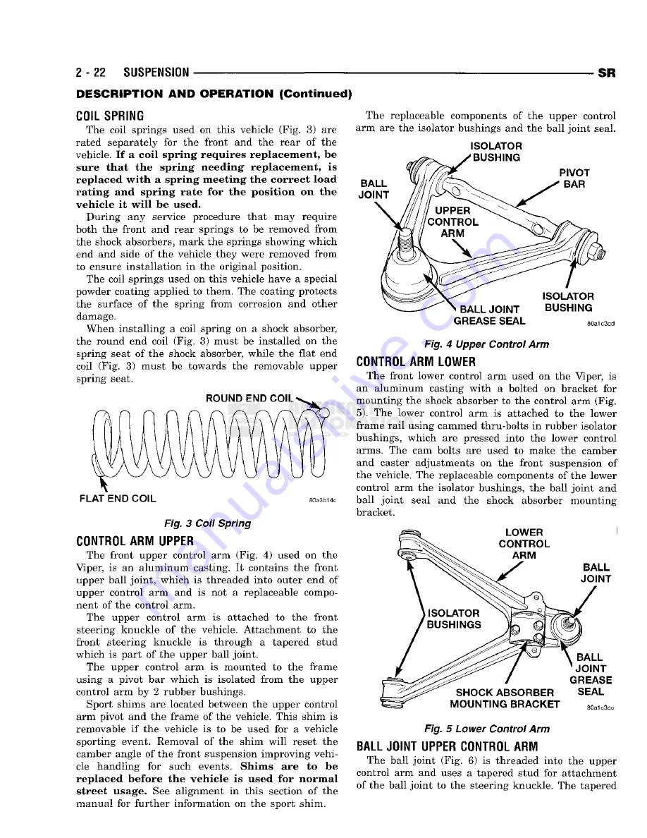 Chrysler 1998 Viper GTS Owner'S Manual Download Page 44