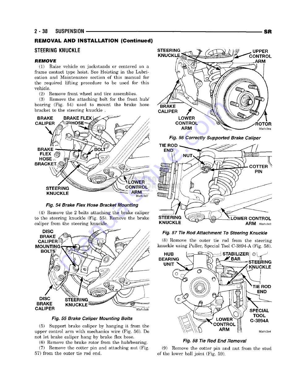 Chrysler 1998 Viper GTS Owner'S Manual Download Page 60