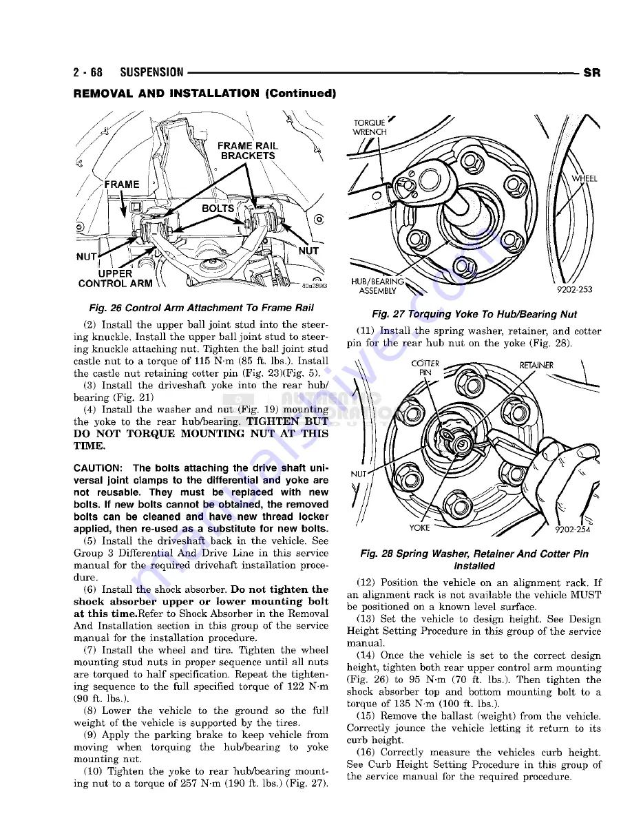 Chrysler 1998 Viper GTS Owner'S Manual Download Page 90