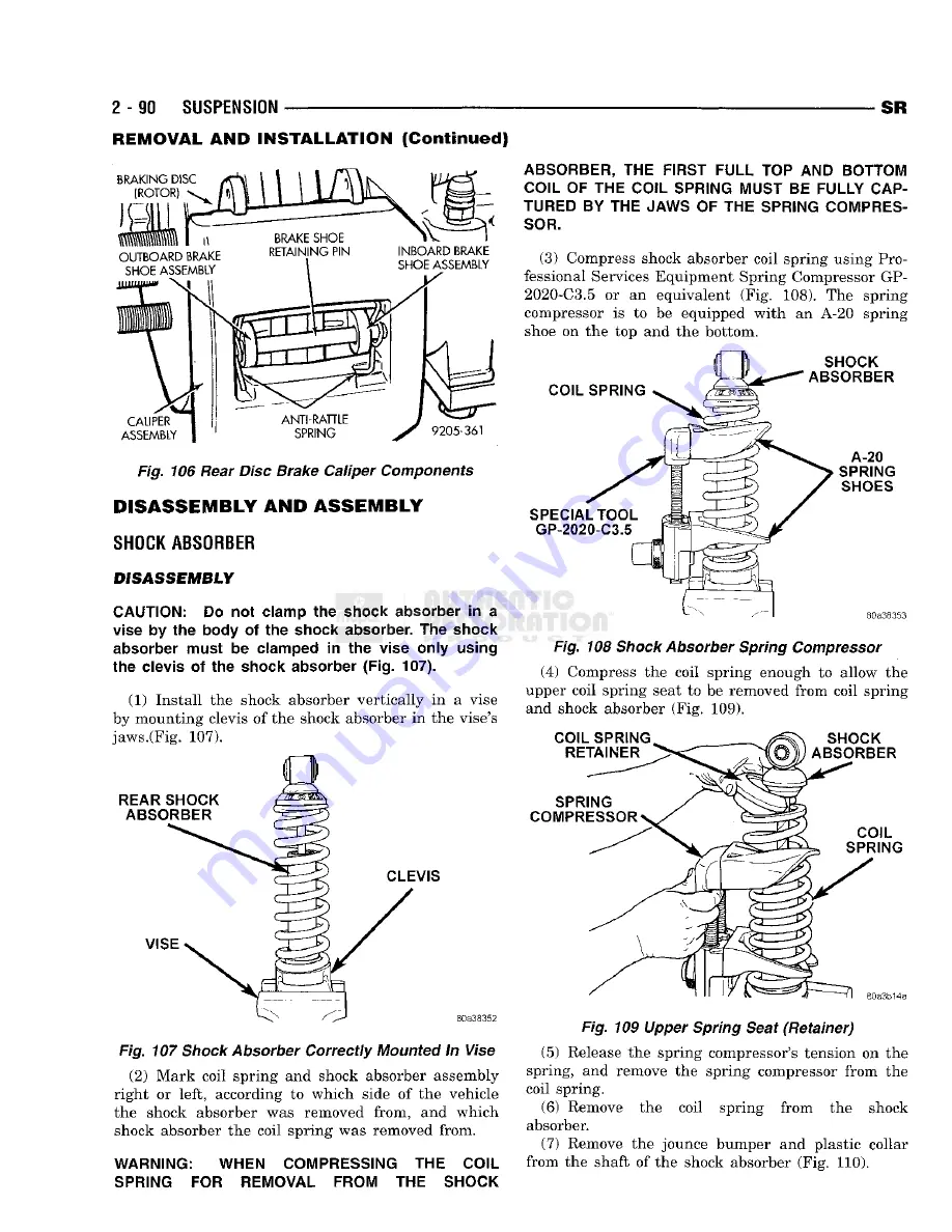 Chrysler 1998 Viper GTS Owner'S Manual Download Page 112