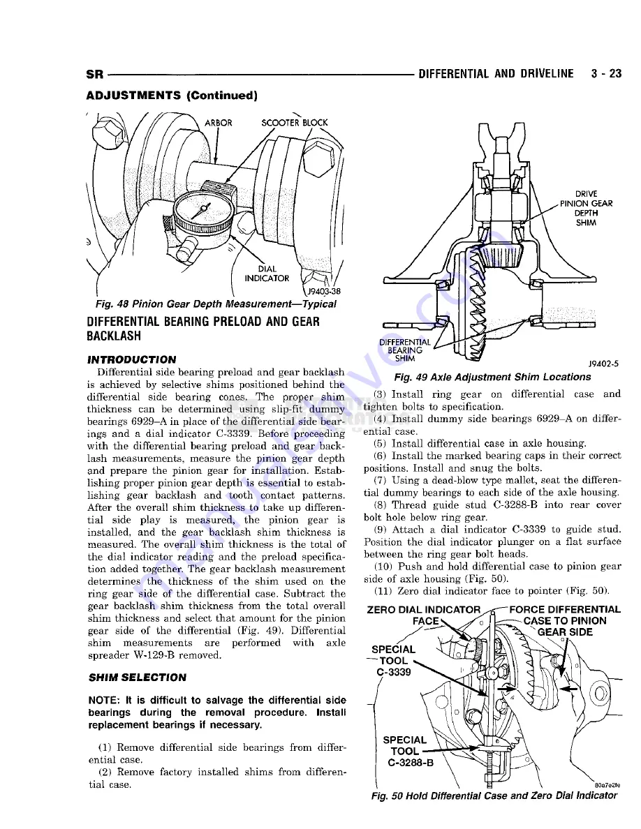 Chrysler 1998 Viper GTS Owner'S Manual Download Page 143