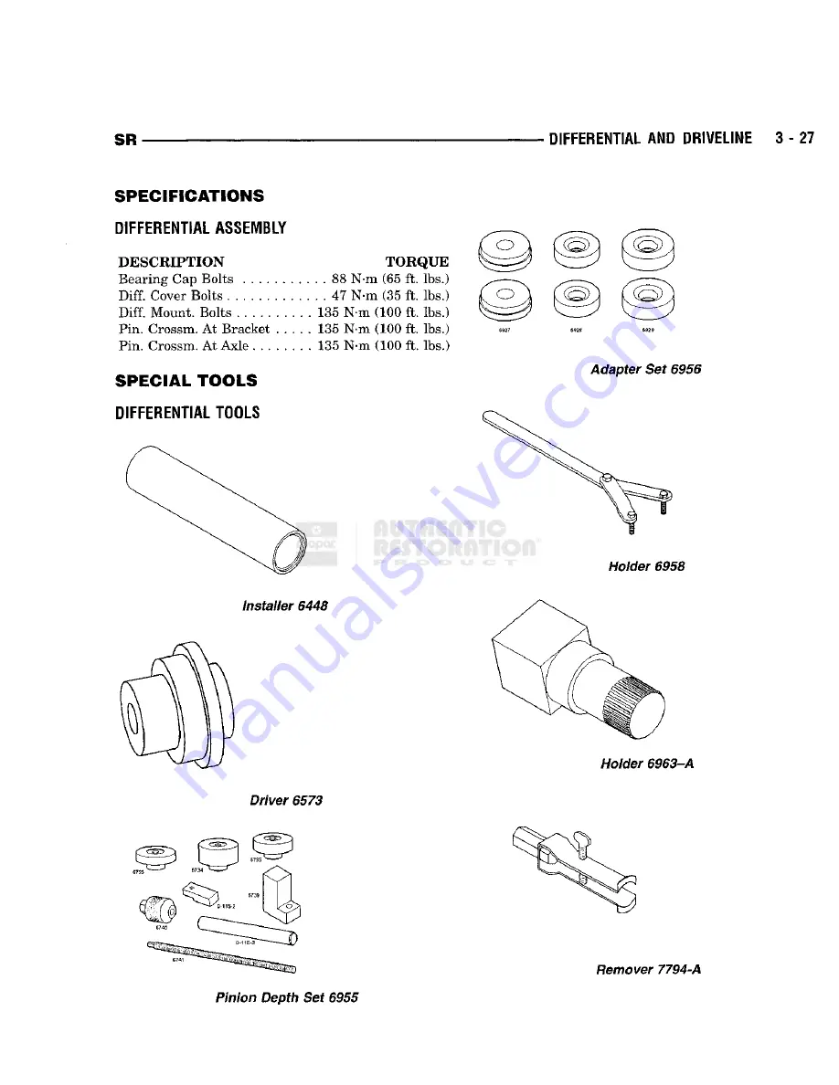 Chrysler 1998 Viper GTS Owner'S Manual Download Page 147