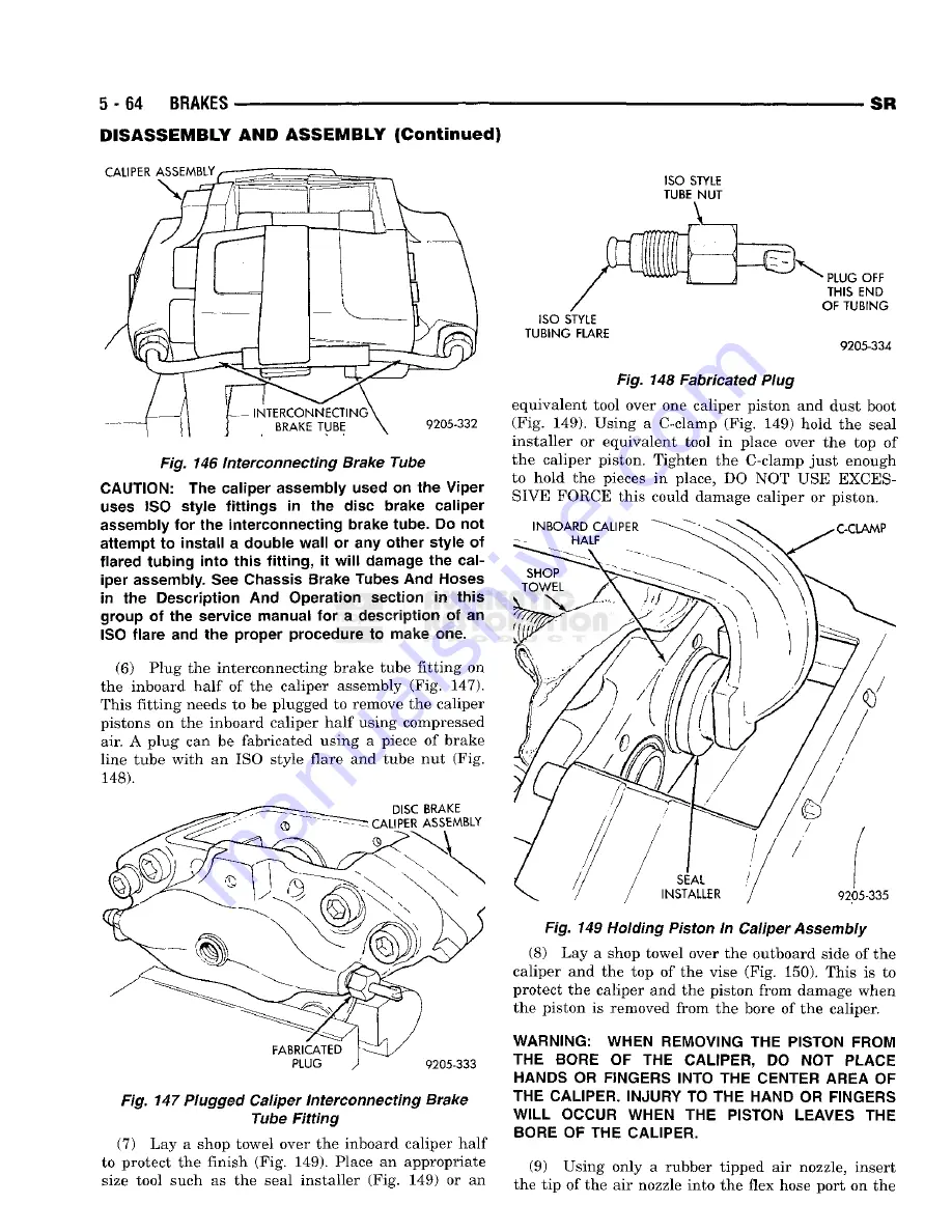 Chrysler 1998 Viper GTS Owner'S Manual Download Page 220