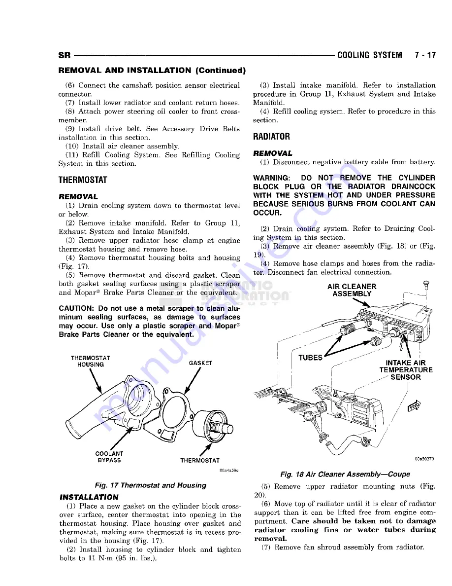 Chrysler 1998 Viper GTS Owner'S Manual Download Page 255