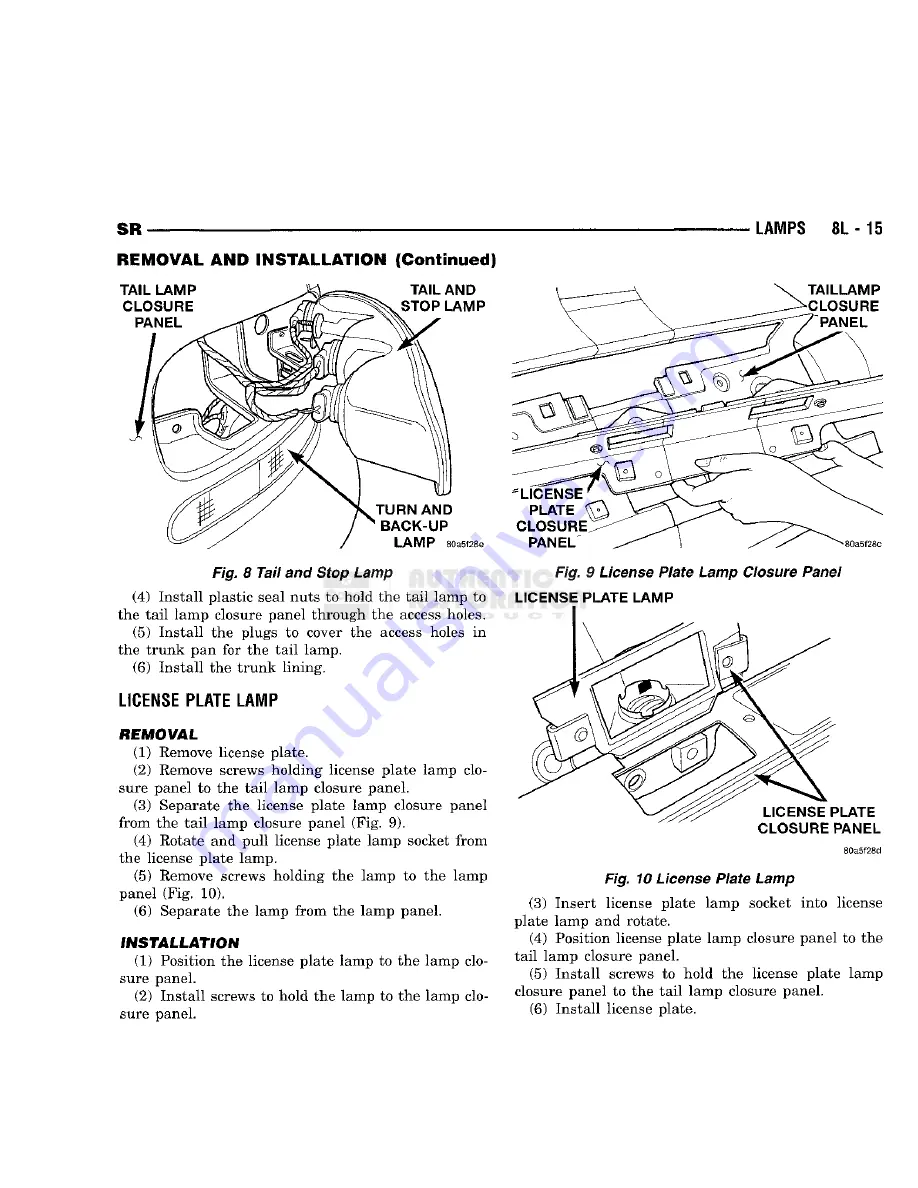 Chrysler 1998 Viper GTS Owner'S Manual Download Page 359