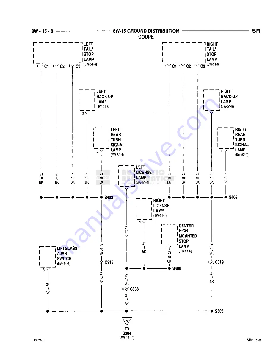 Chrysler 1998 Viper GTS Owner'S Manual Download Page 444