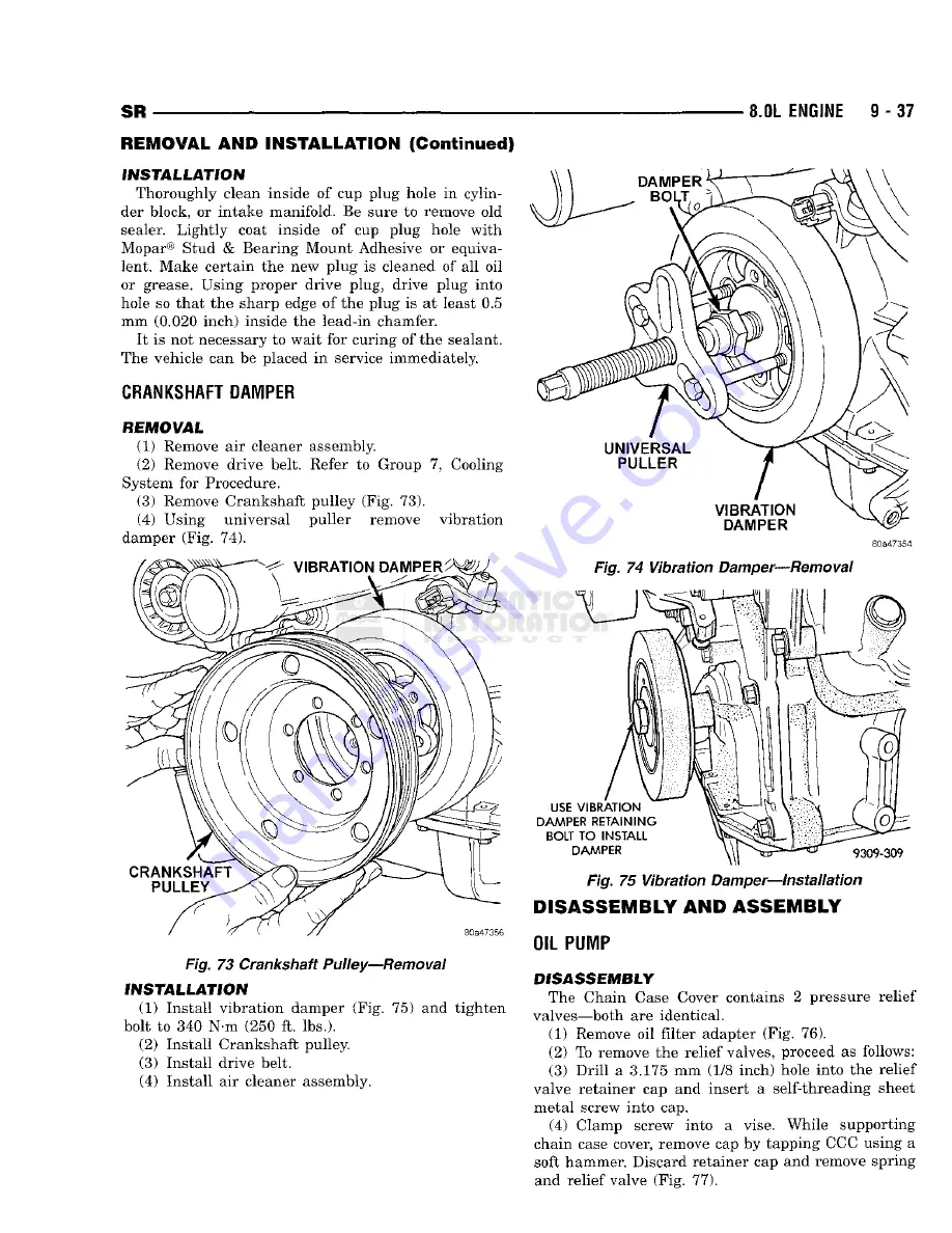 Chrysler 1998 Viper GTS Owner'S Manual Download Page 683