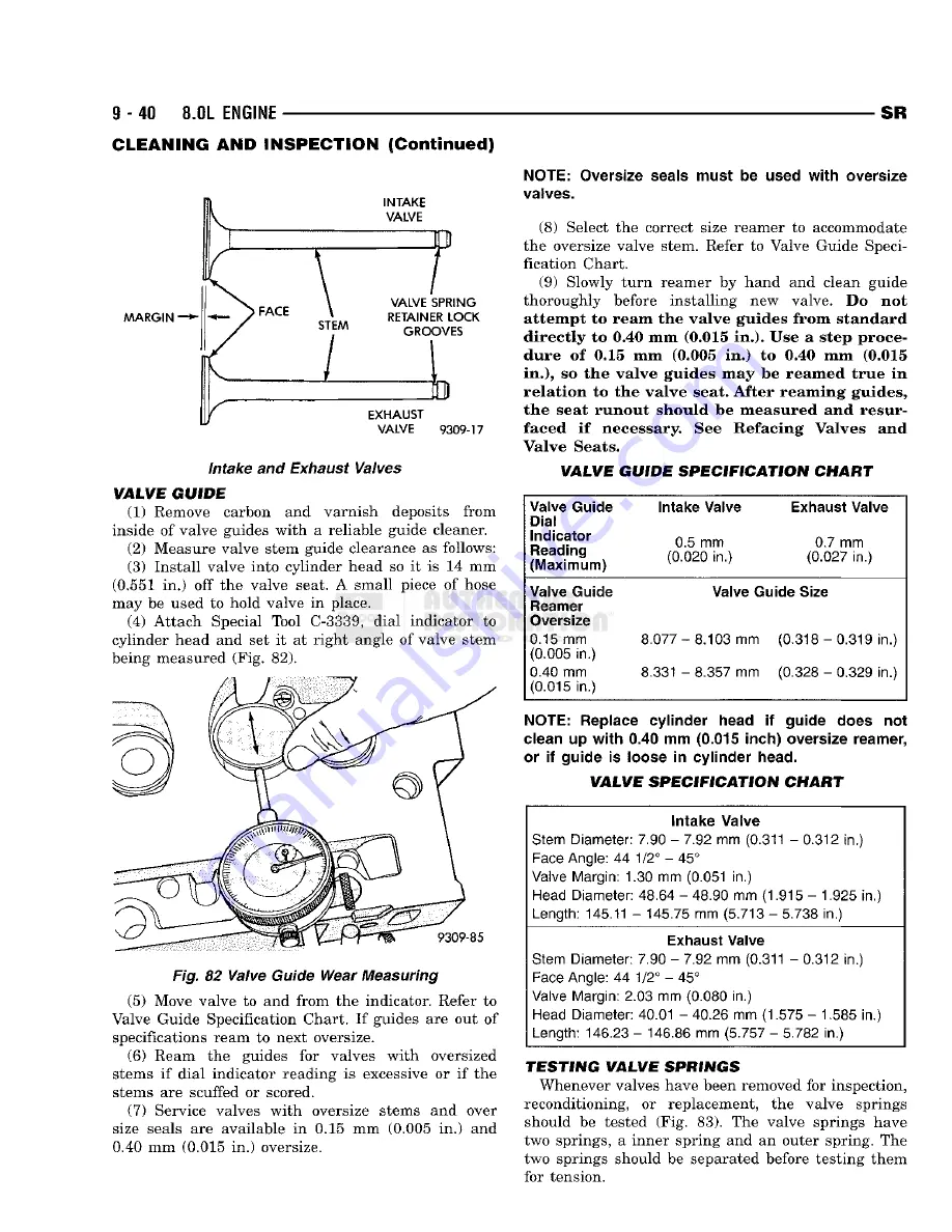 Chrysler 1998 Viper GTS Owner'S Manual Download Page 686