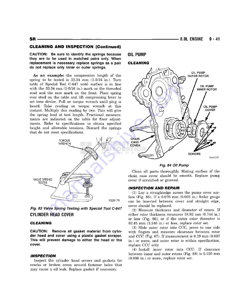 Chrysler 1998 Viper GTS Owner'S Manual Download Page 687