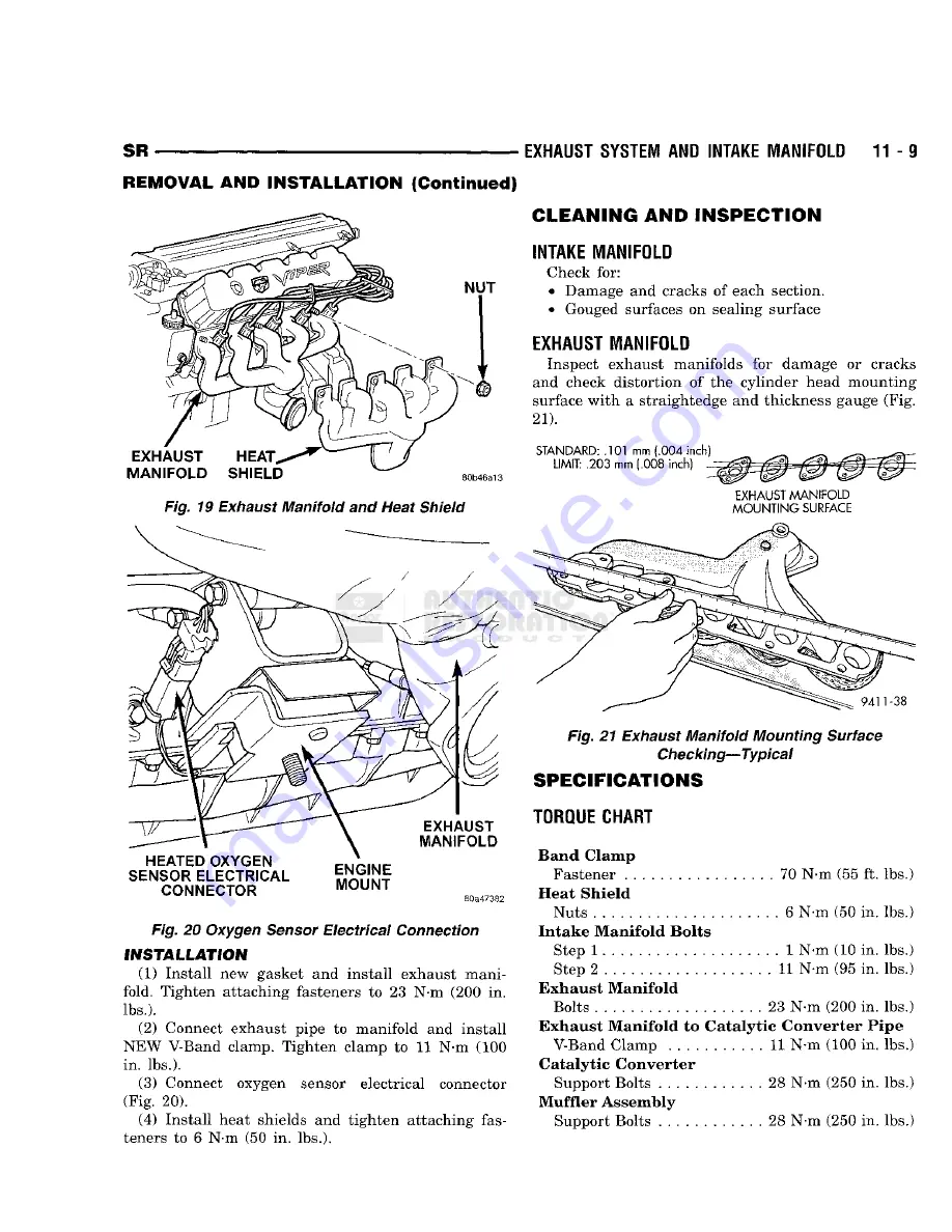 Chrysler 1998 Viper GTS Owner'S Manual Download Page 703