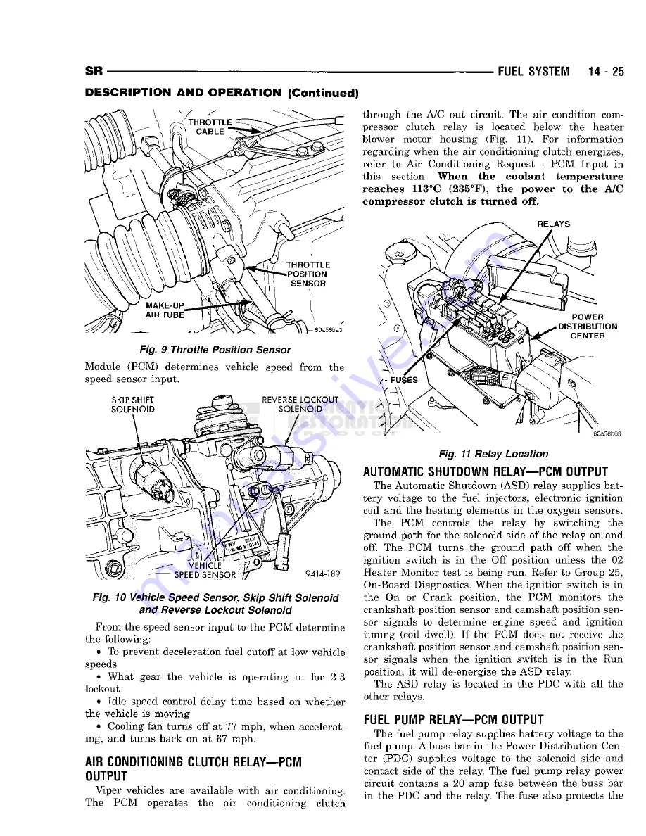 Chrysler 1998 Viper GTS Owner'S Manual Download Page 739