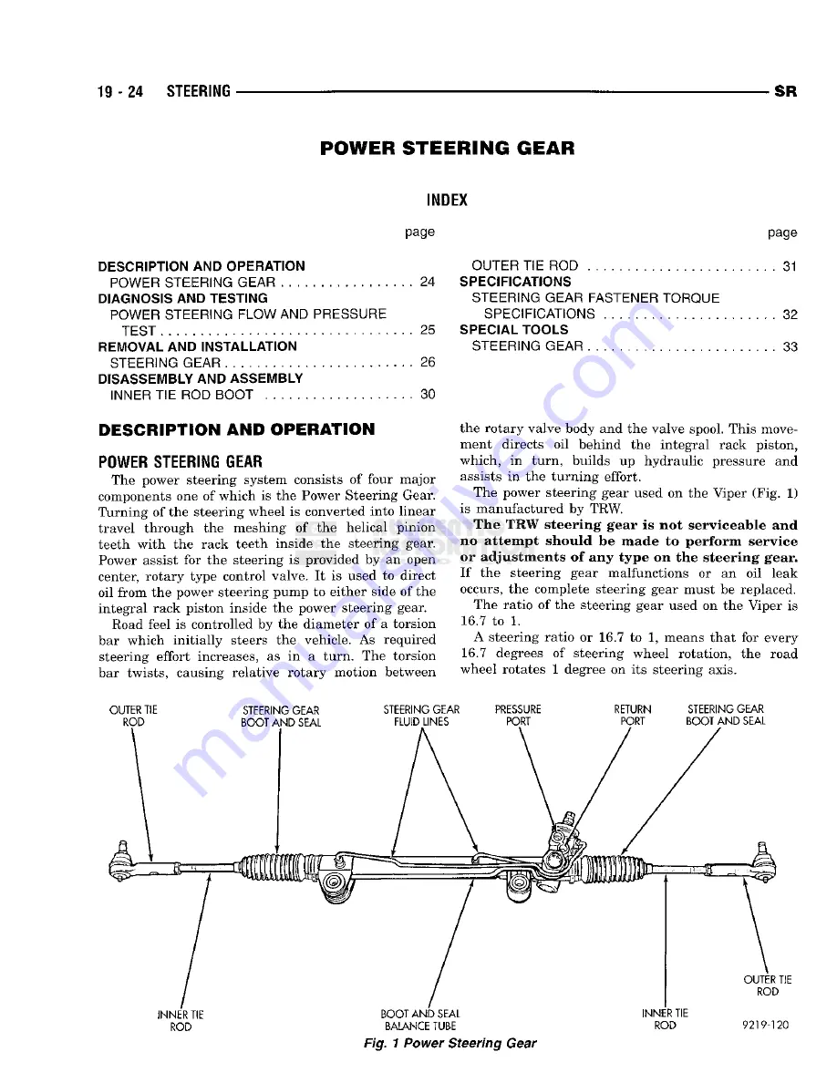 Chrysler 1998 Viper GTS Owner'S Manual Download Page 778