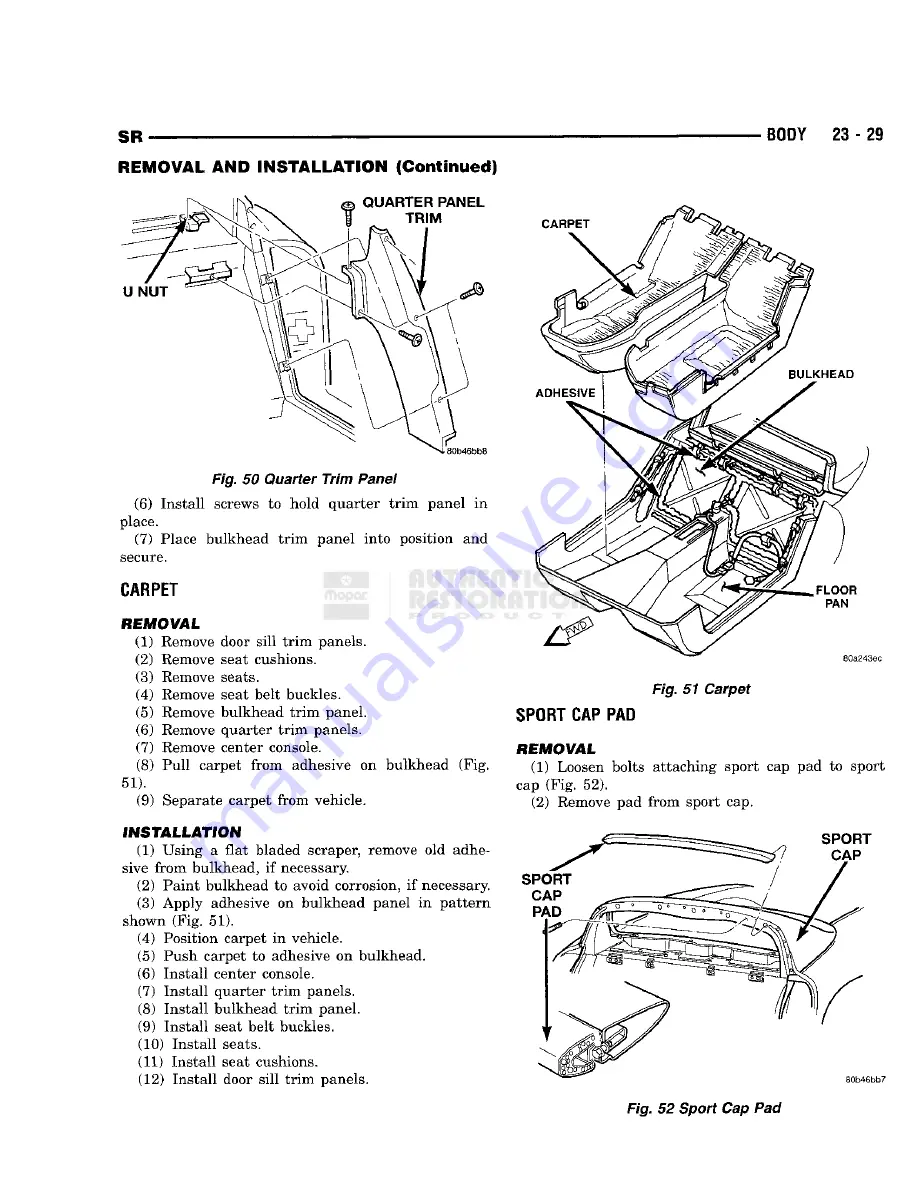 Chrysler 1998 Viper GTS Скачать руководство пользователя страница 865