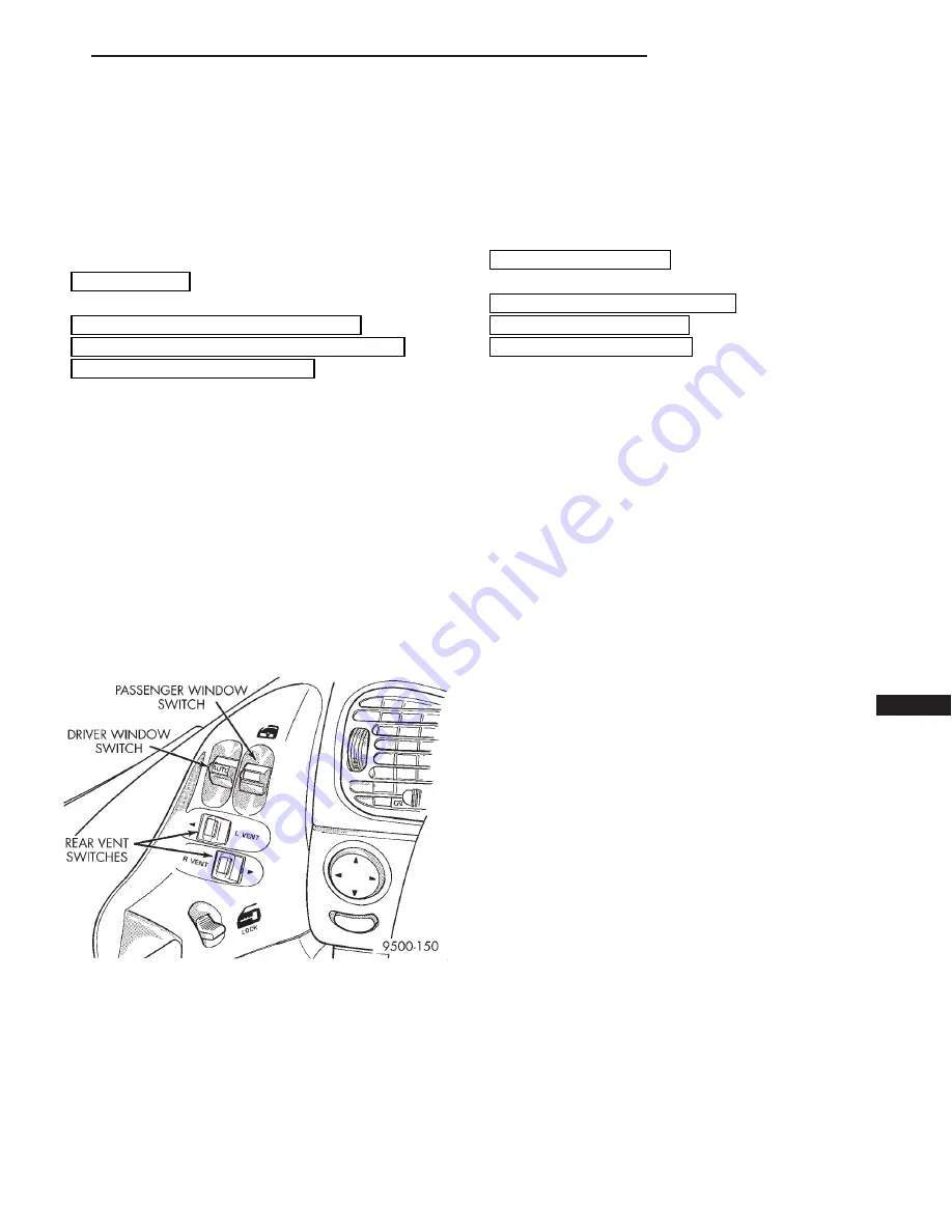 Chrysler 1998  Voyager Service Manual Download Page 525