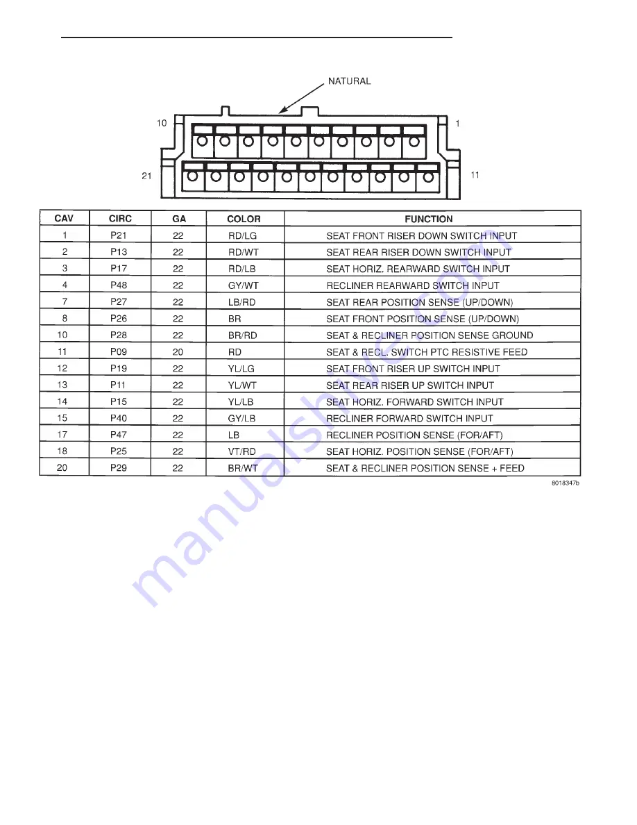 Chrysler 1998  Voyager Service Manual Download Page 535