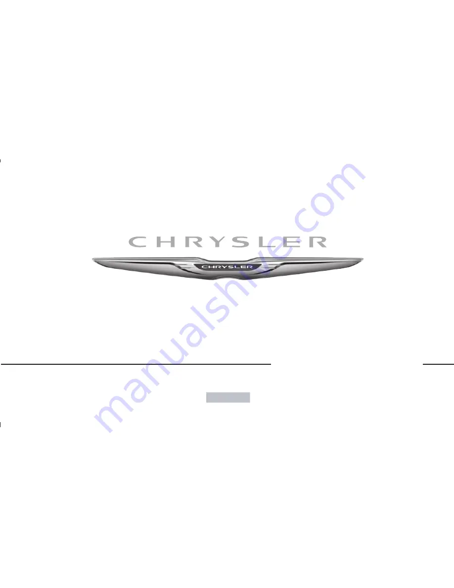 Chrysler 200 2012 Owner'S Manual Download Page 1