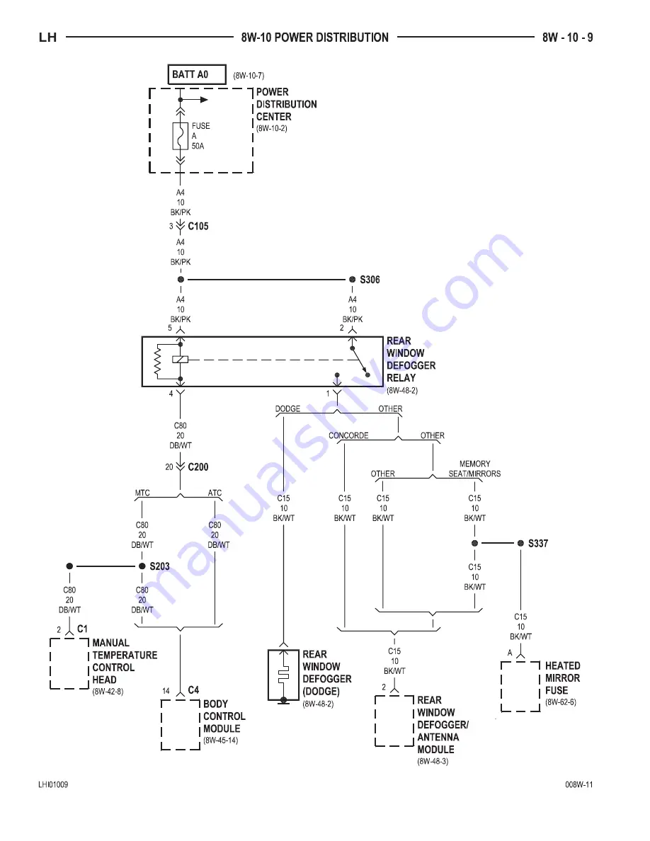 Chrysler 2000 LHS Owner'S Manual Download Page 524