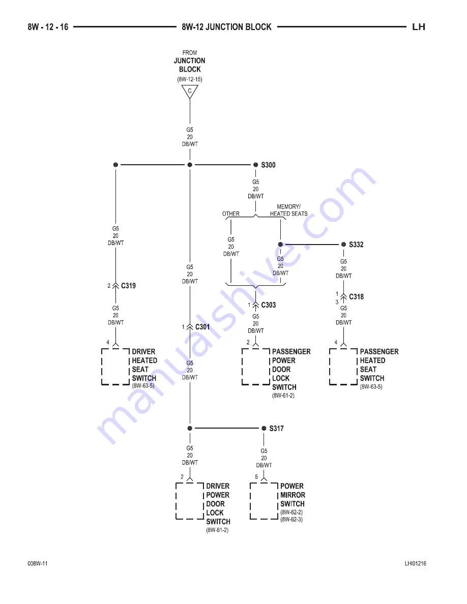 Chrysler 2000 LHS Owner'S Manual Download Page 559