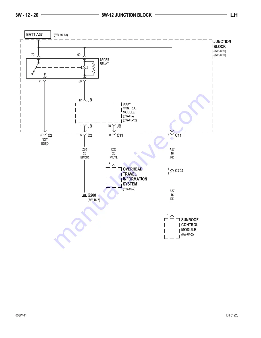 Chrysler 2000 LHS Owner'S Manual Download Page 569