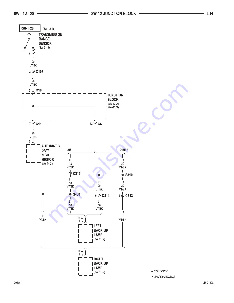 Chrysler 2000 LHS Owner'S Manual Download Page 571