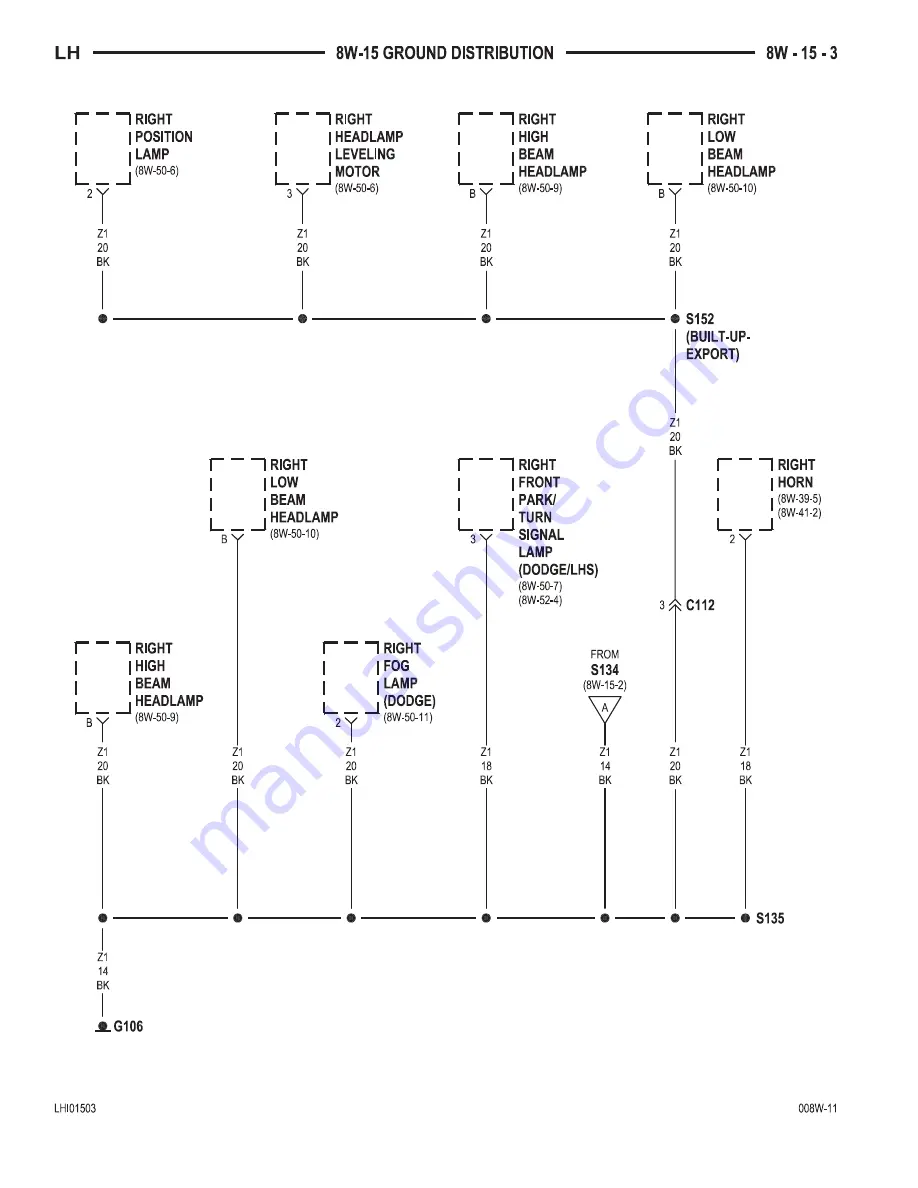 Chrysler 2000 LHS Owner'S Manual Download Page 578