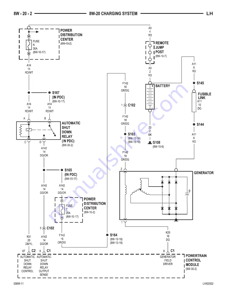 Chrysler 2000 LHS Скачать руководство пользователя страница 595