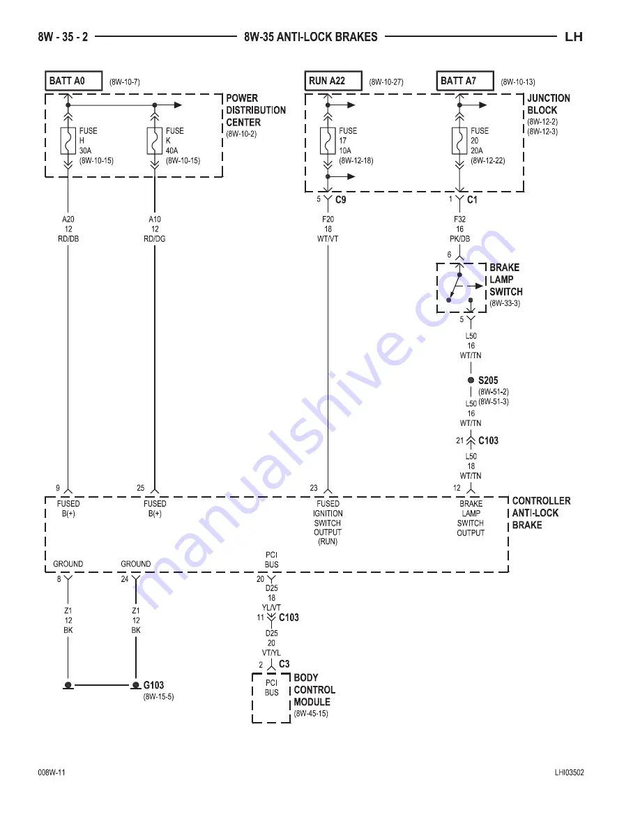 Chrysler 2000 LHS Owner'S Manual Download Page 631