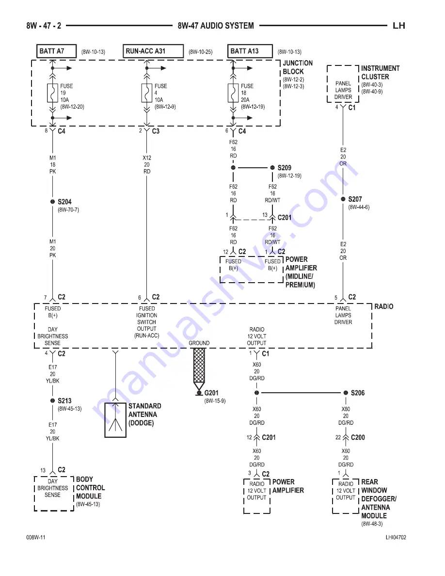 Chrysler 2000 LHS Скачать руководство пользователя страница 687