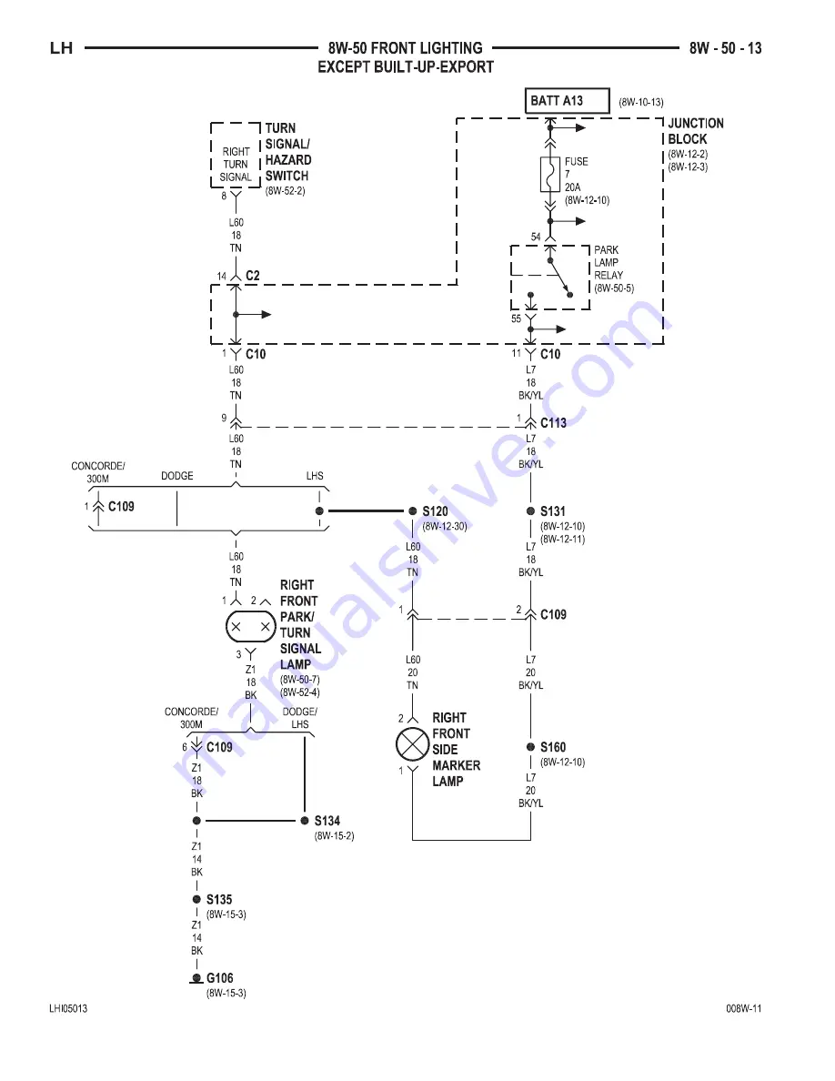 Chrysler 2000 LHS Owner'S Manual Download Page 712