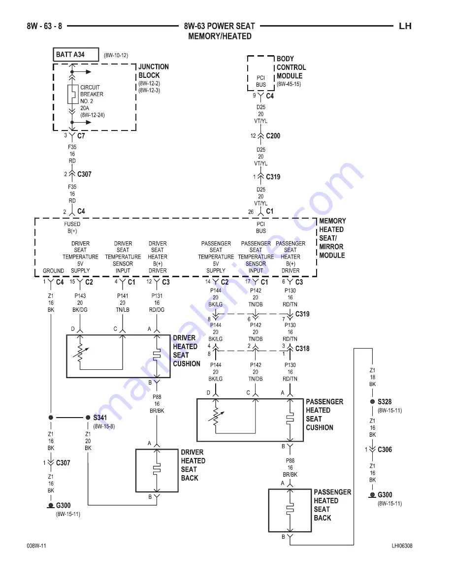 Chrysler 2000 LHS Owner'S Manual Download Page 761