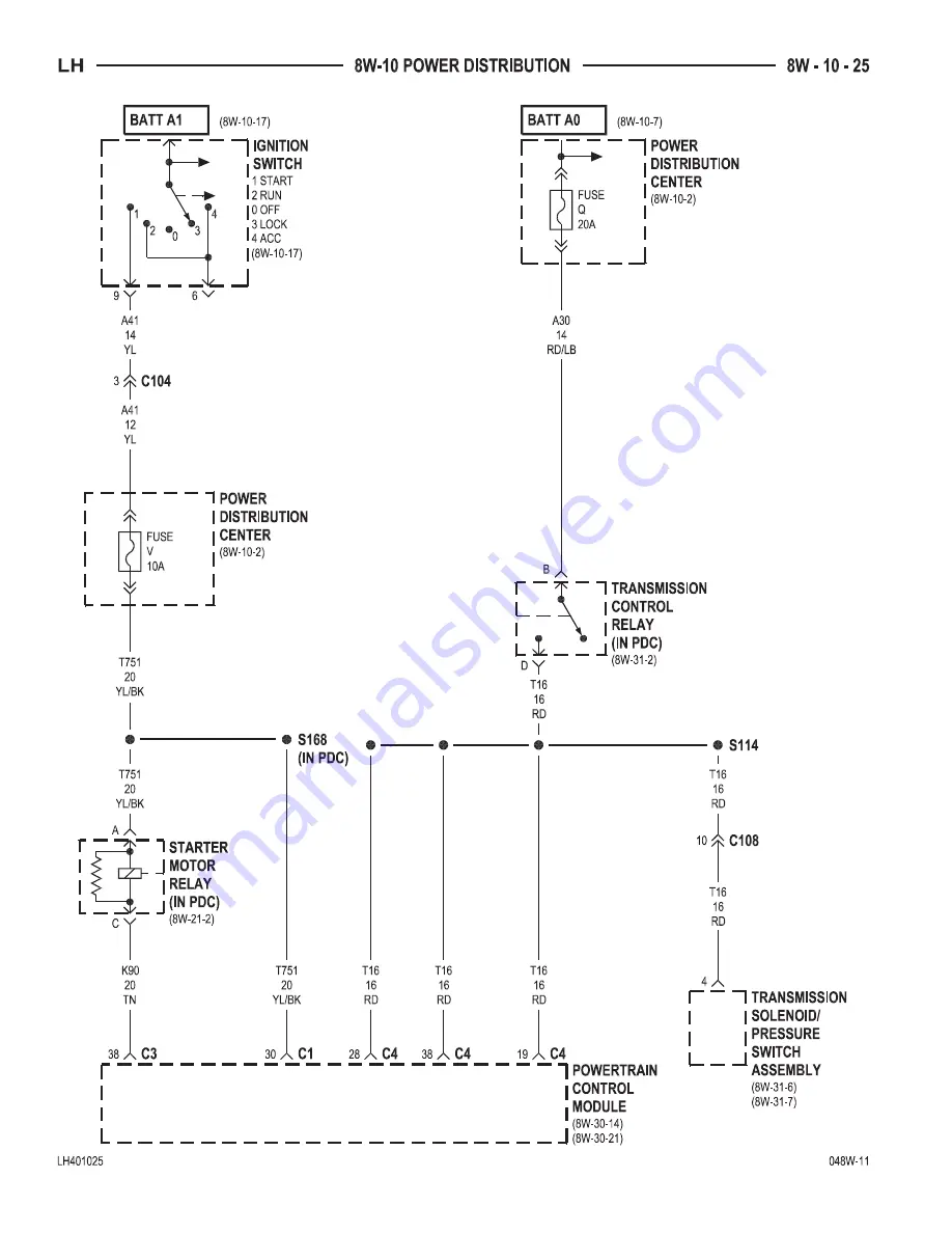 Chrysler 2004 Concorde Service Manual Download Page 533