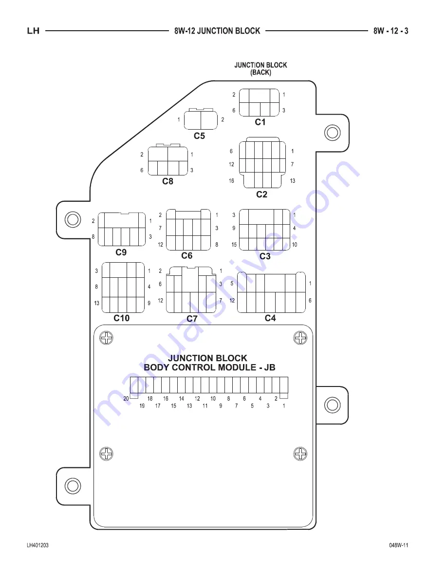 Chrysler 2004 Concorde Service Manual Download Page 547