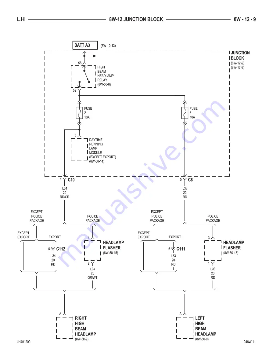 Chrysler 2004 Concorde Service Manual Download Page 553