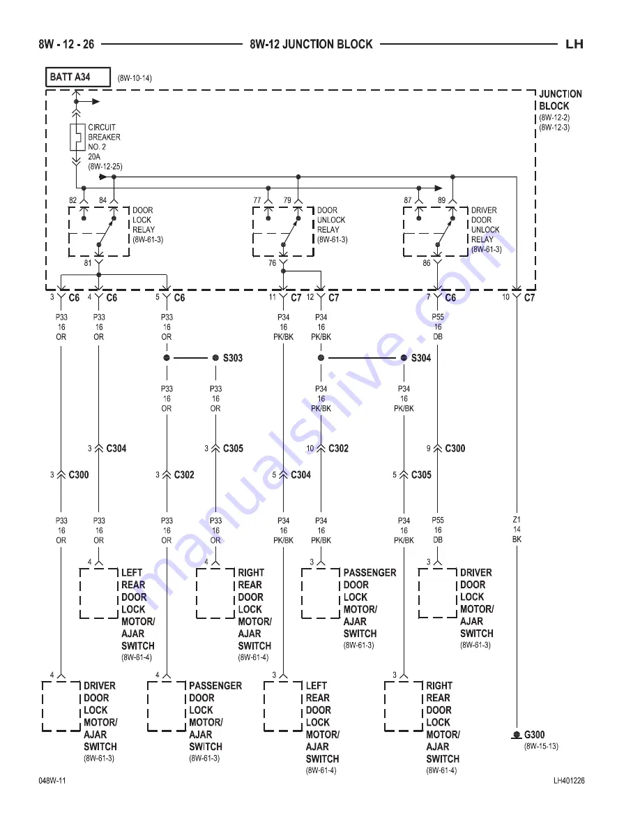 Chrysler 2004 Concorde Service Manual Download Page 570