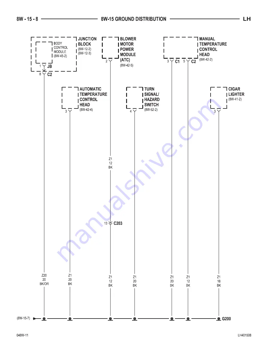 Chrysler 2004 Concorde Service Manual Download Page 586