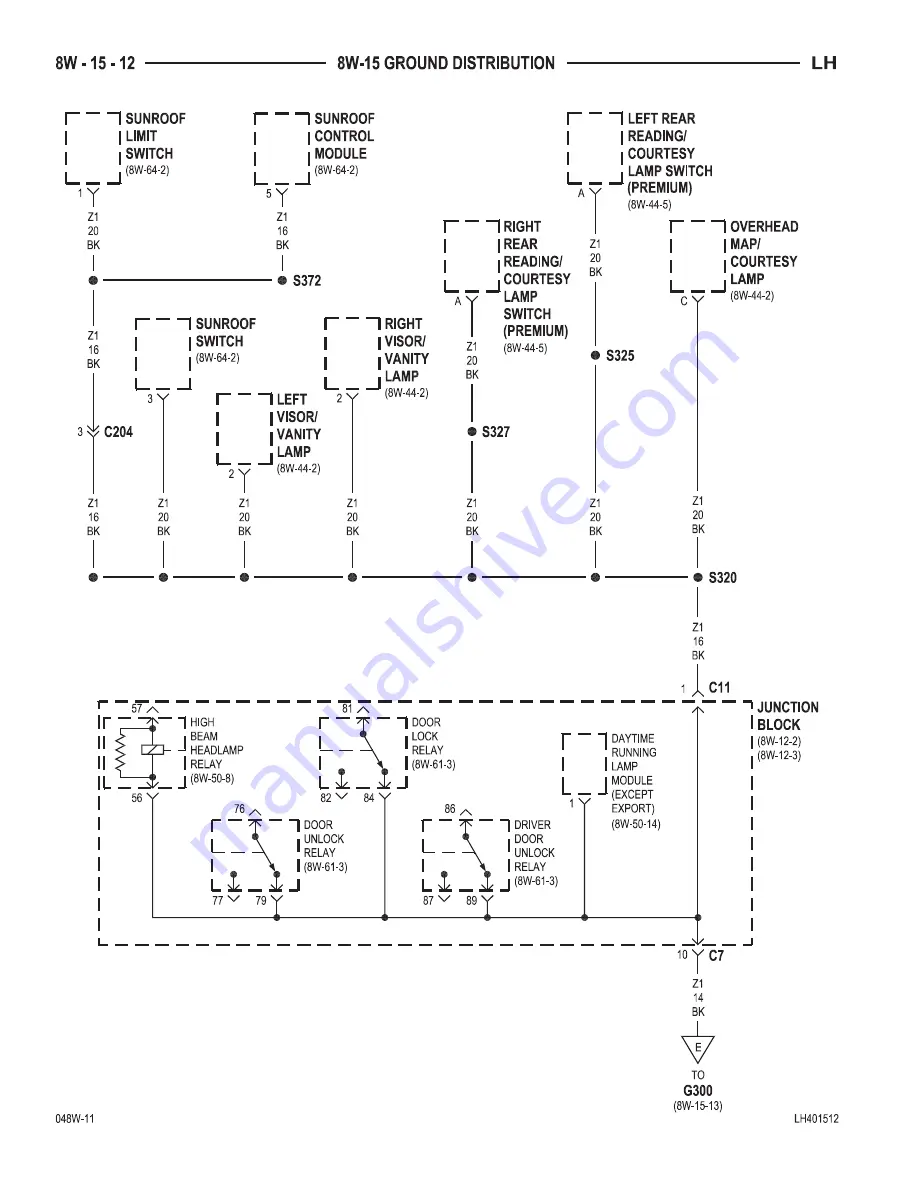 Chrysler 2004 Concorde Service Manual Download Page 590