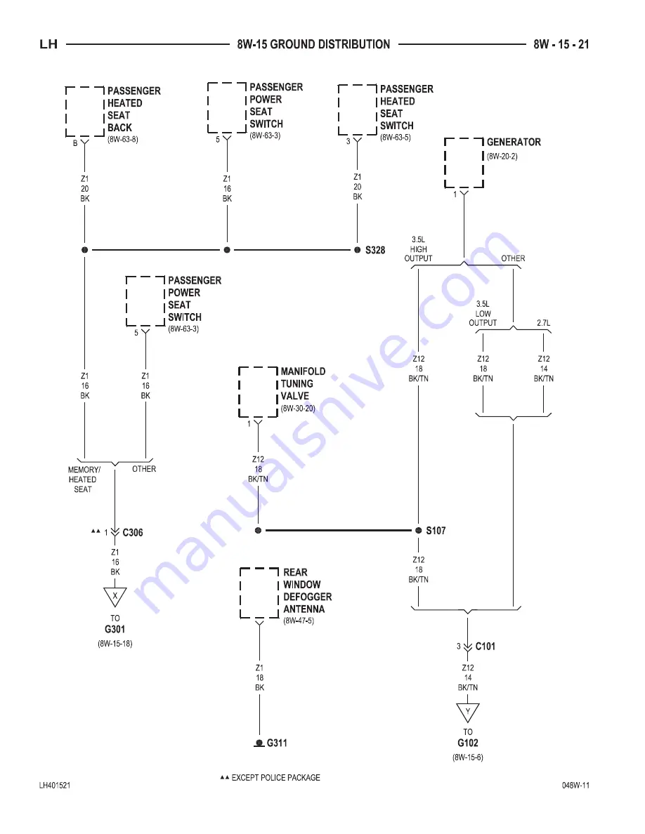 Chrysler 2004 Concorde Service Manual Download Page 599