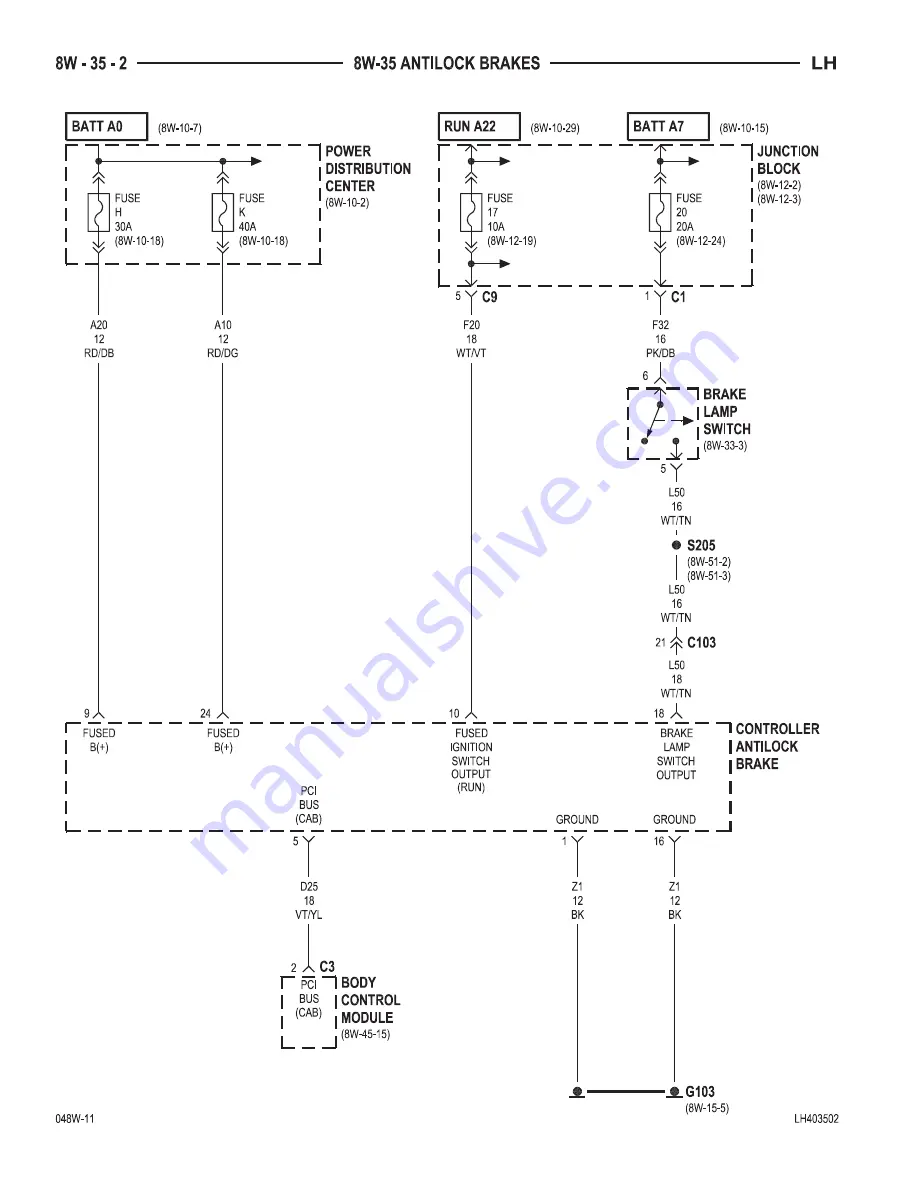 Chrysler 2004 Concorde Service Manual Download Page 650