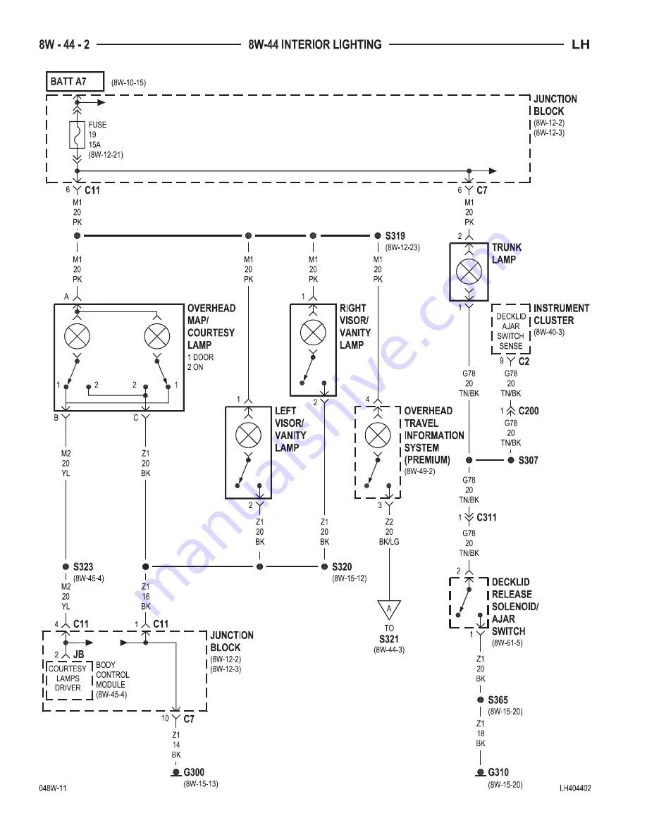 Chrysler 2004 Concorde Service Manual Download Page 688