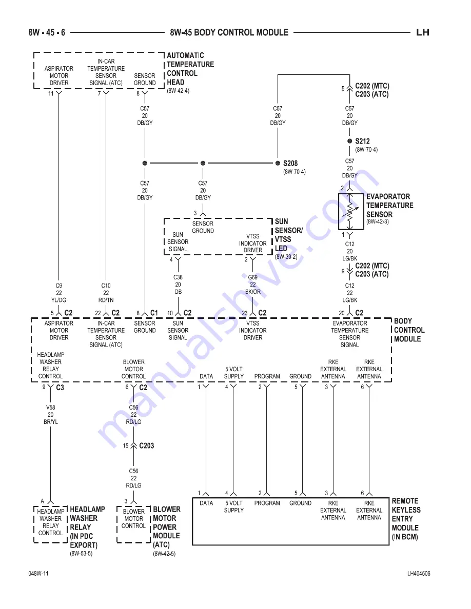 Chrysler 2004 Concorde Service Manual Download Page 700