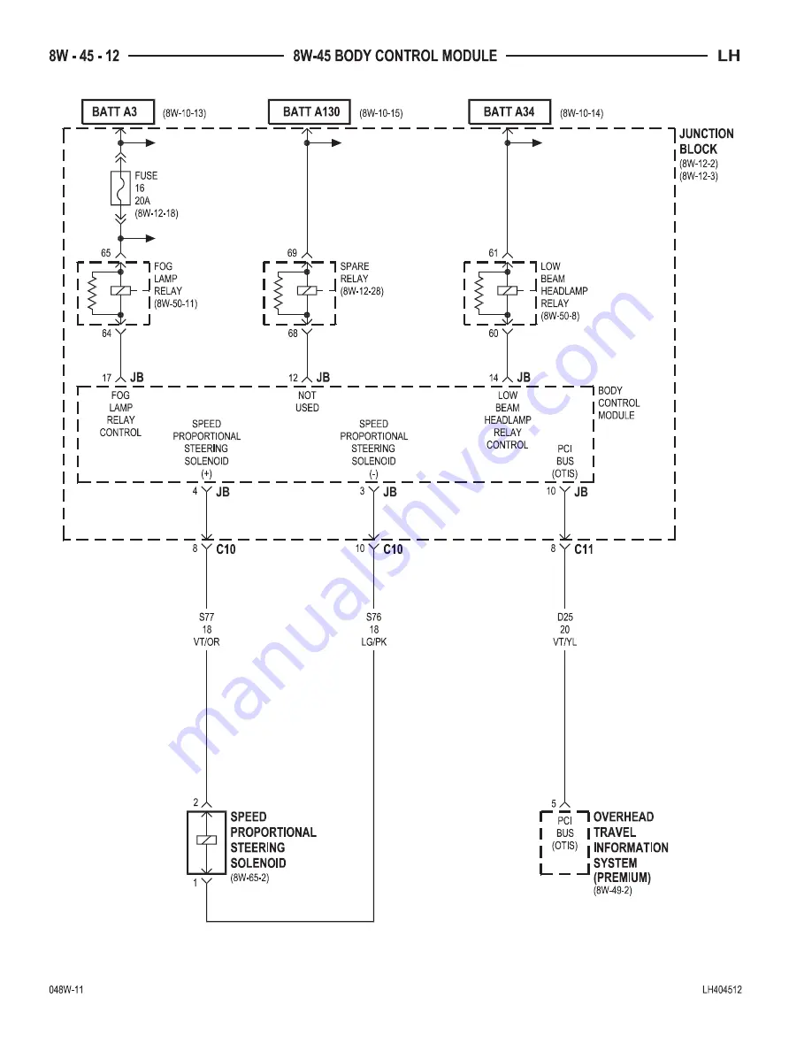 Chrysler 2004 Concorde Service Manual Download Page 706