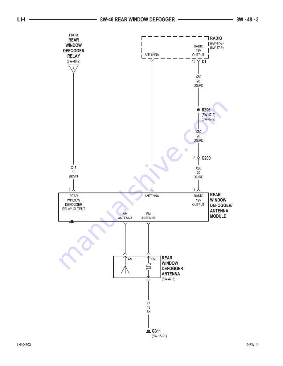 Chrysler 2004 Concorde Service Manual Download Page 727