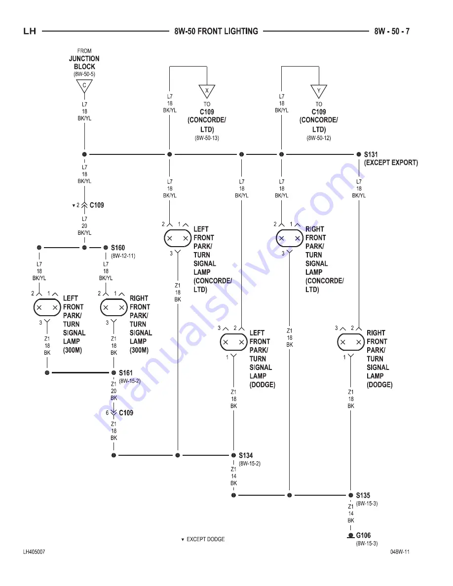 Chrysler 2004 Concorde Service Manual Download Page 737