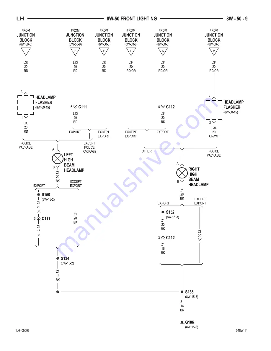 Chrysler 2004 Concorde Service Manual Download Page 739