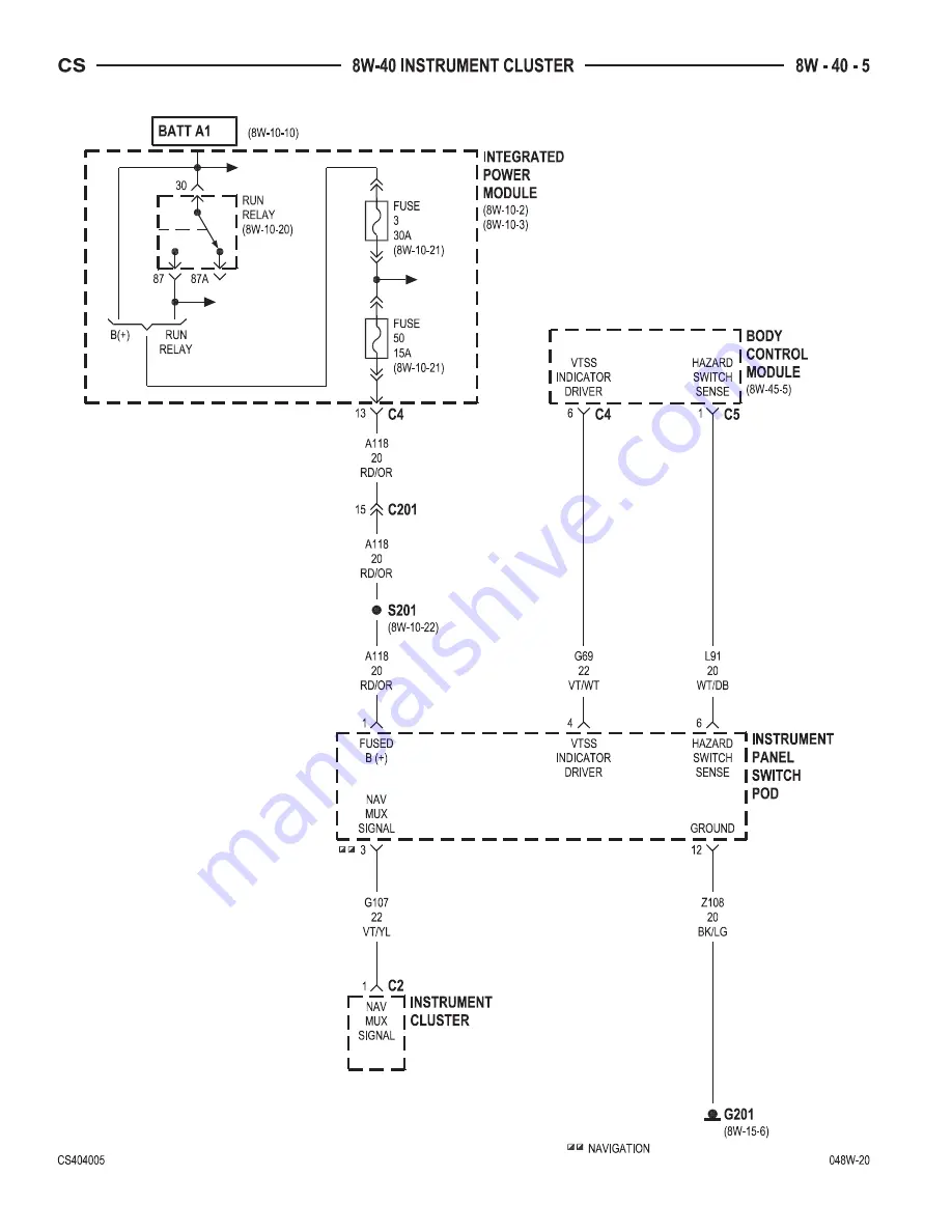 Chrysler 2004 Pacifica Service Manual Download Page 2382