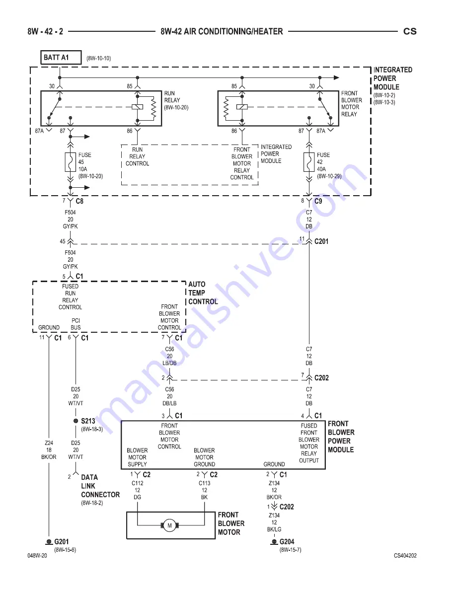 Chrysler 2004 Pacifica Скачать руководство пользователя страница 2389