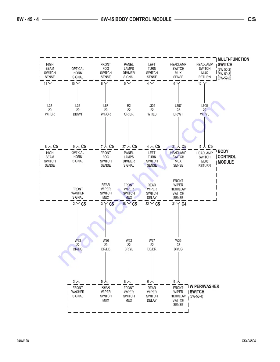 Chrysler 2004 Pacifica Service Manual Download Page 2417