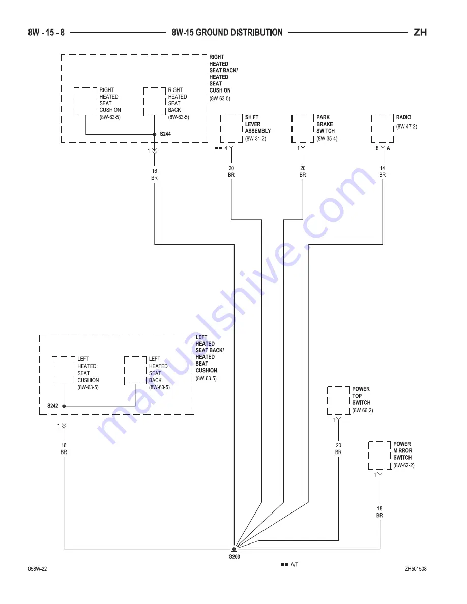 Chrysler 2005 Crossfire SRT6 Service Manual Download Page 1684