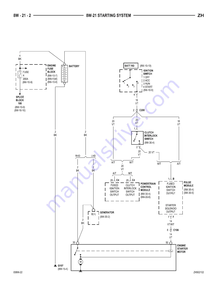 Chrysler 2005 Crossfire SRT6 Service Manual Download Page 1702